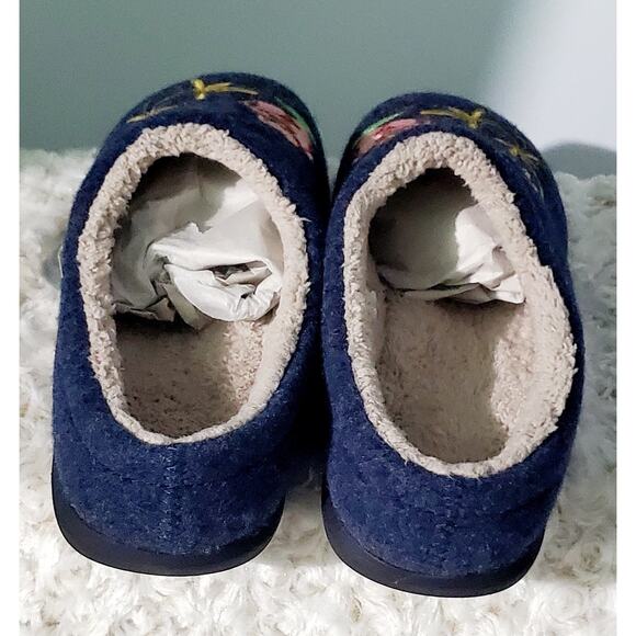 L..L. Bean New Cozy Floral Clog Slippers SIze 10 Warm Cottagecore Comfortable - Picture 3 of 7